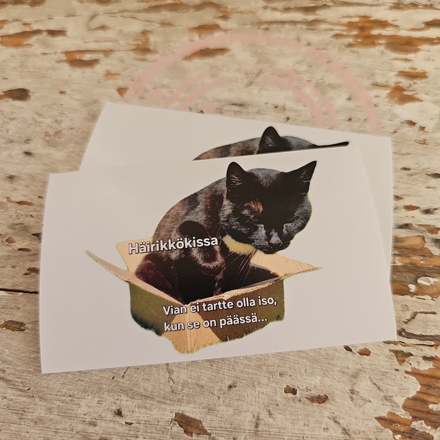 Häirikkökissa tarrasetti