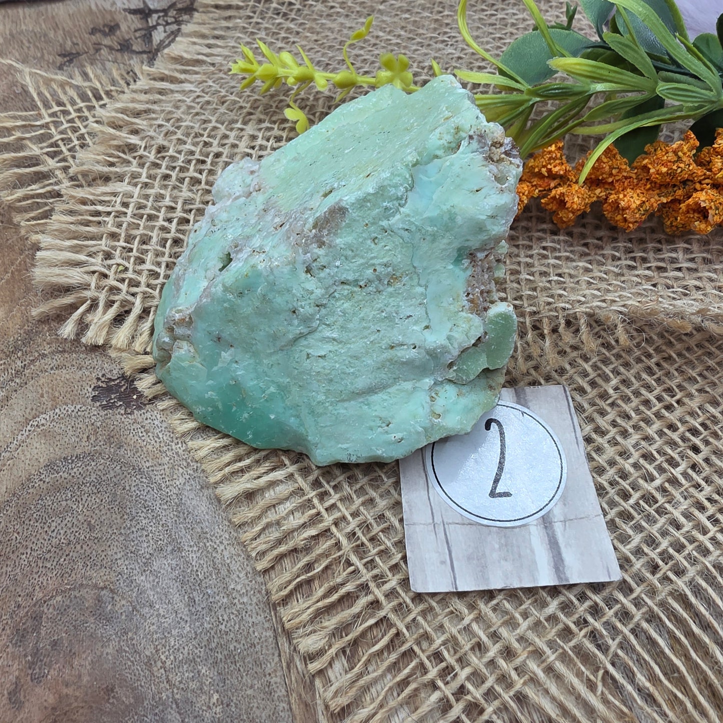 Krysopraasi raakapala