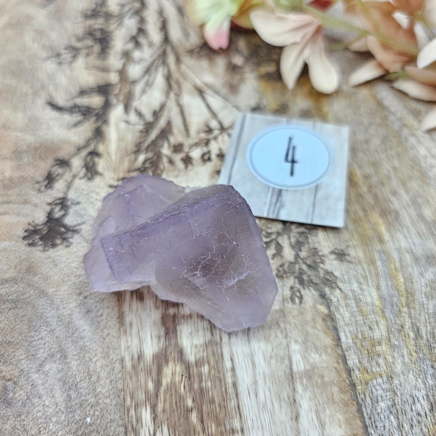 Purple fluoriitti clusteri