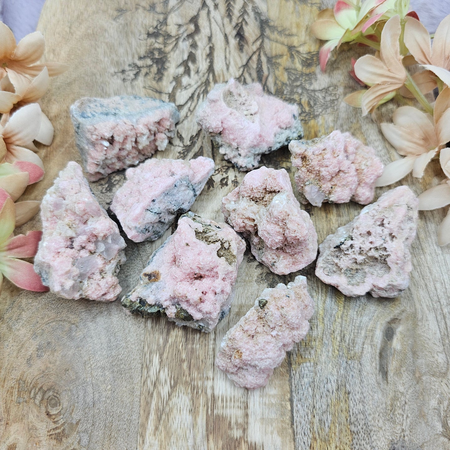 Rhodokrosiitti clusteri