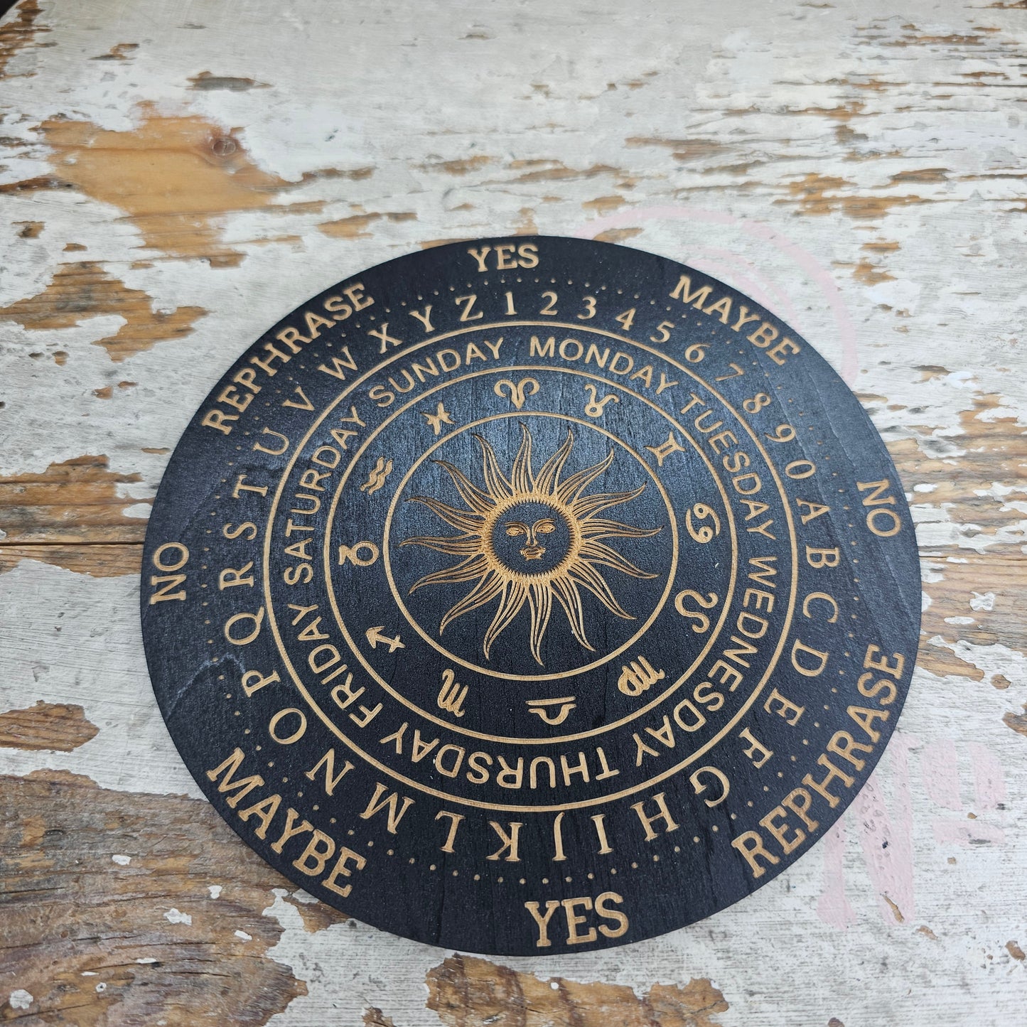 Heilurialusta -aurinko-