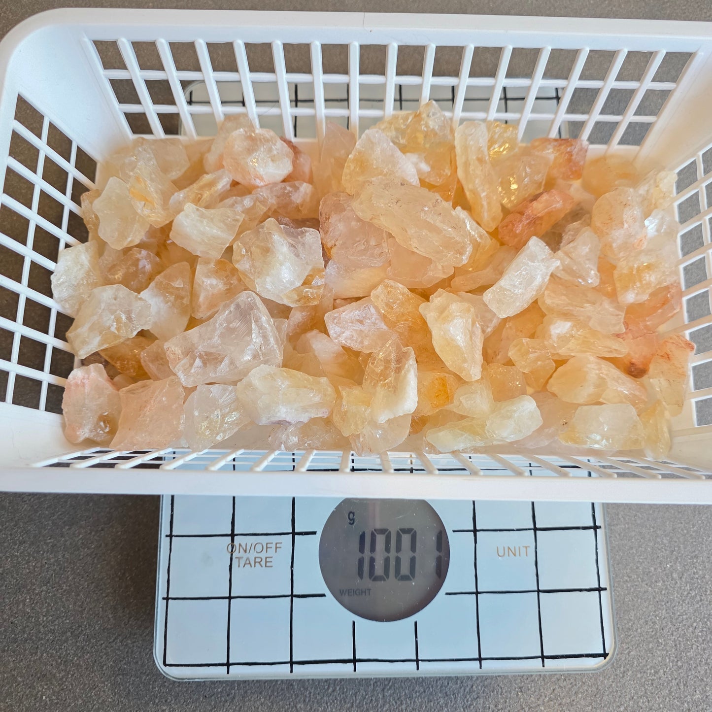 Tukkuerä 1kg keltainen kvartsi