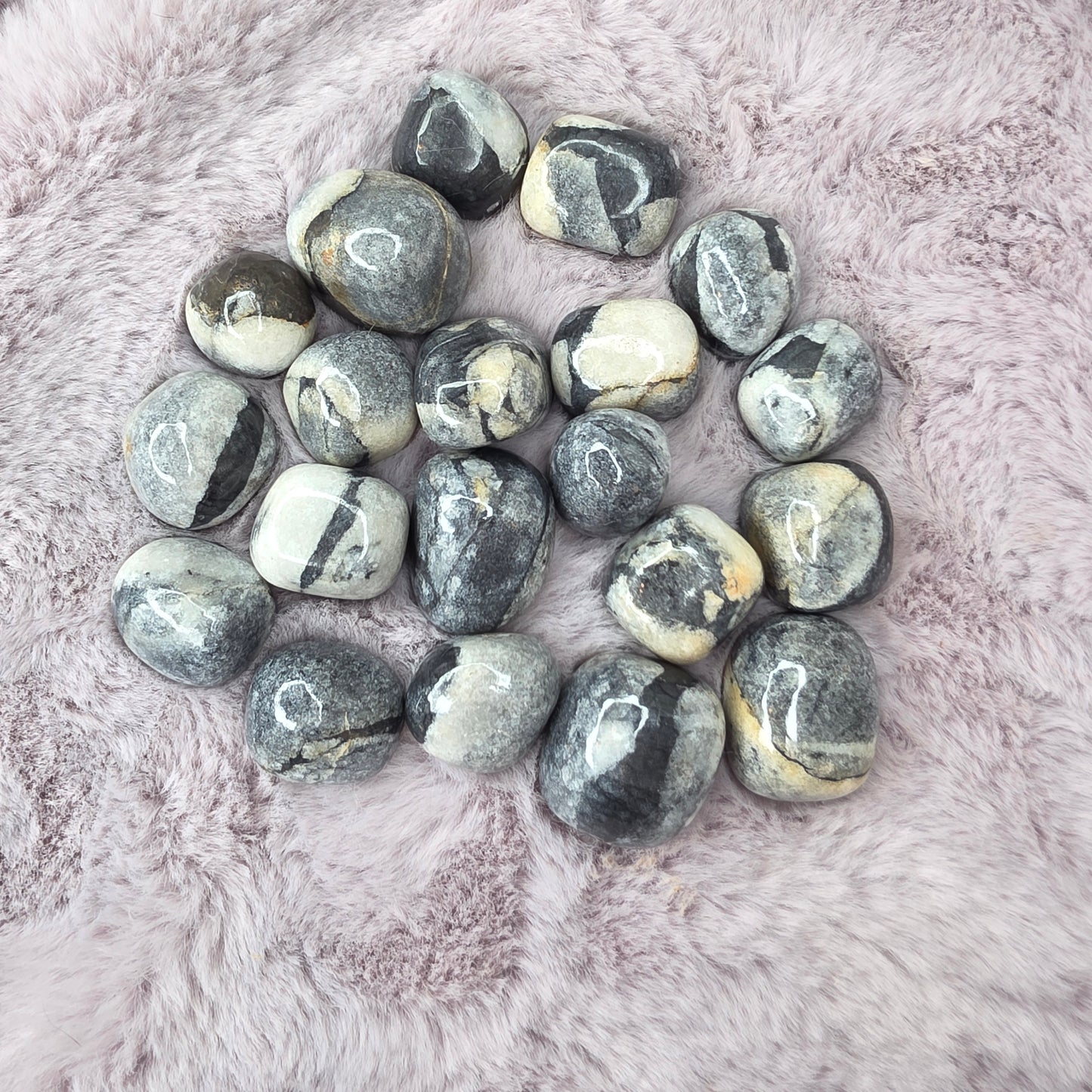 Shell-jaspis rumpuhiottu