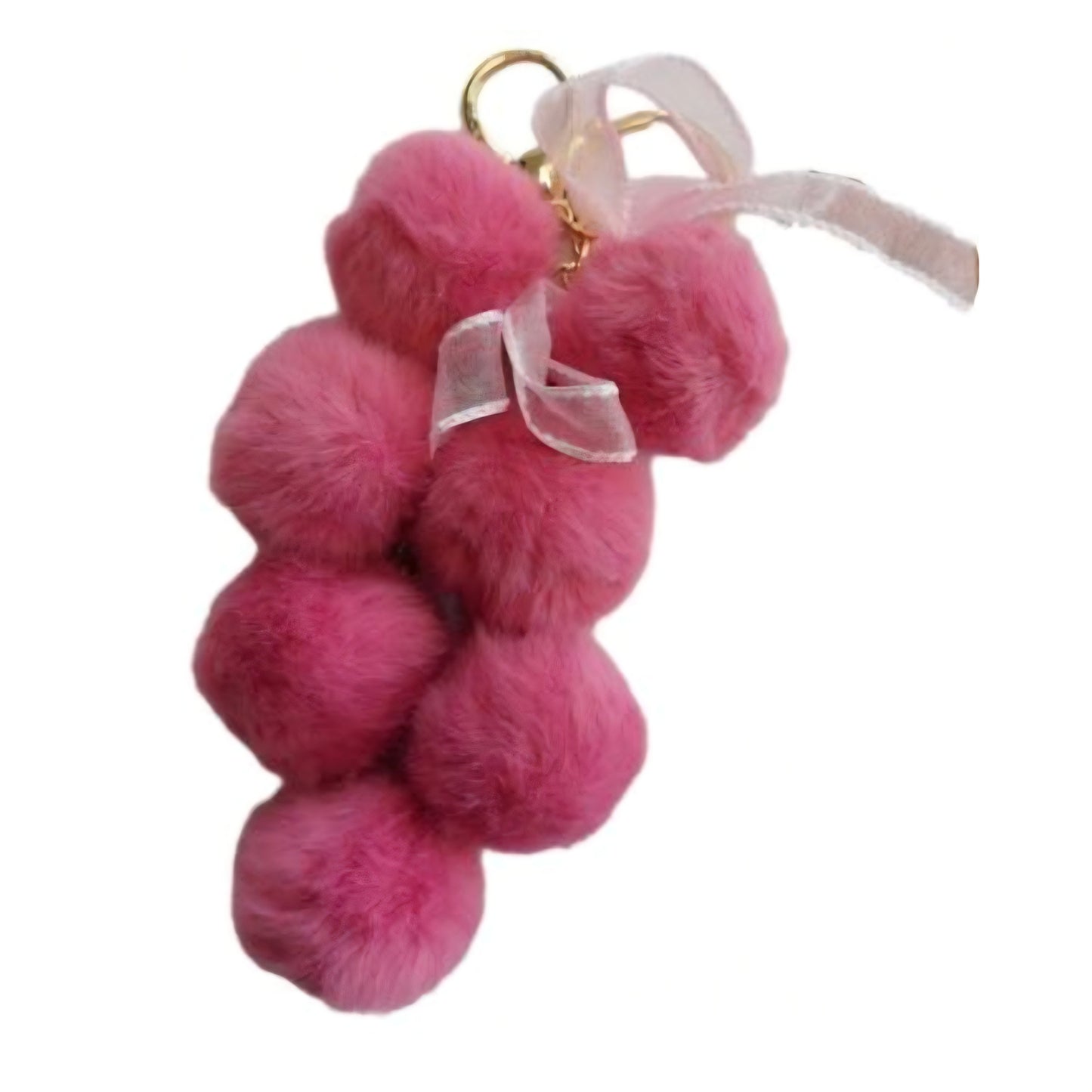 "Fluffy" avaimenperä 14cm -grapes-