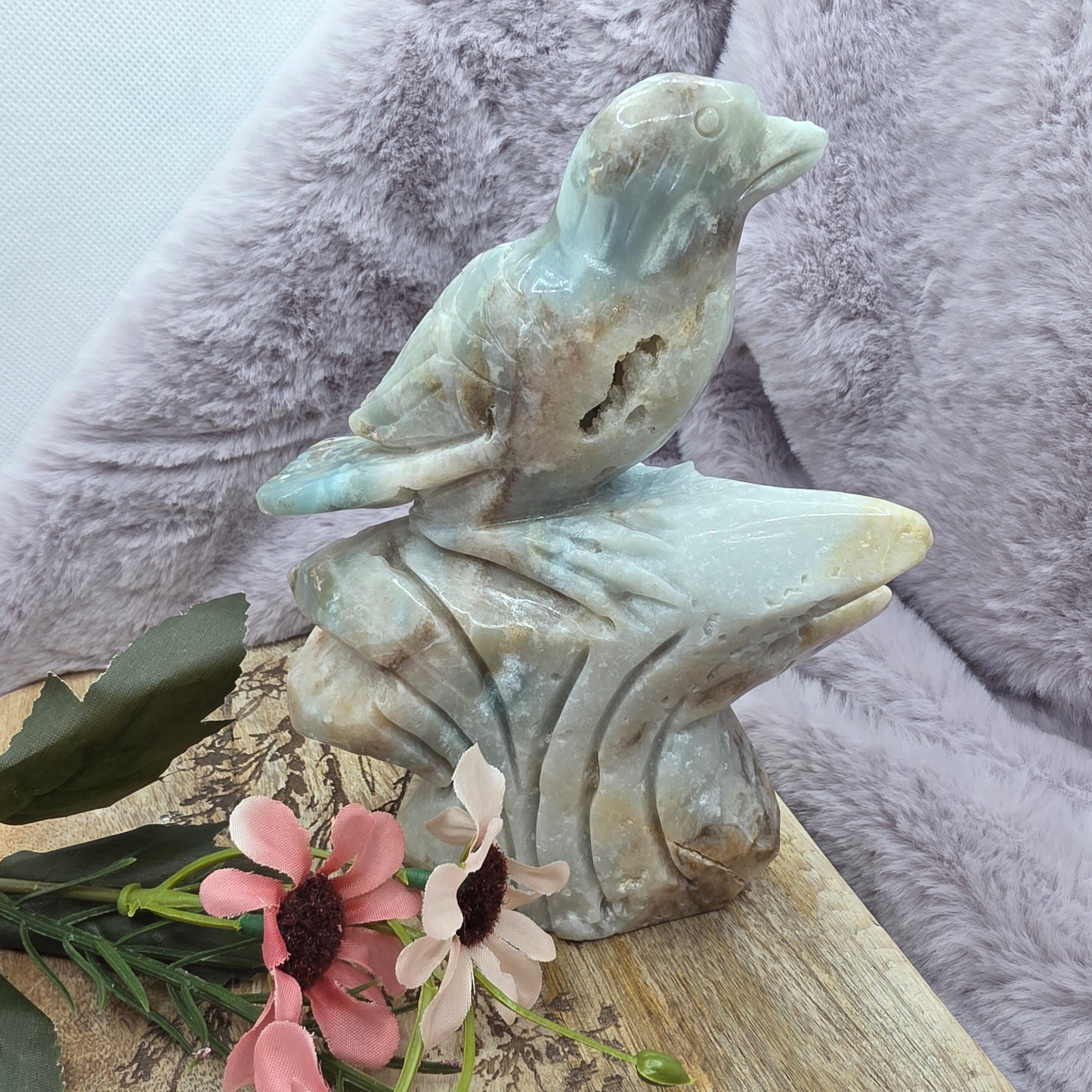 Sininen kvartsi lintu