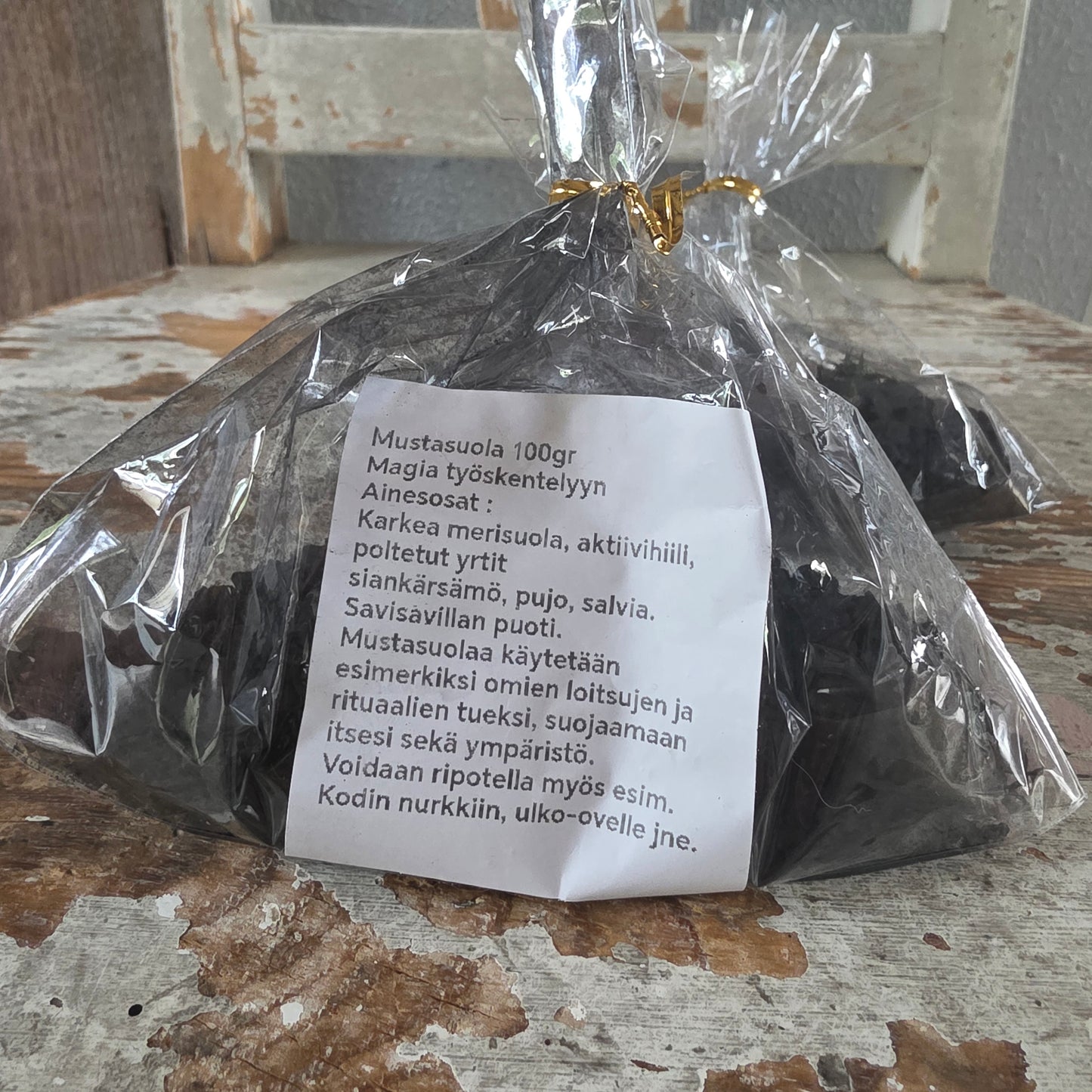 Mustasuola 100gr magiatyöskentelyyn