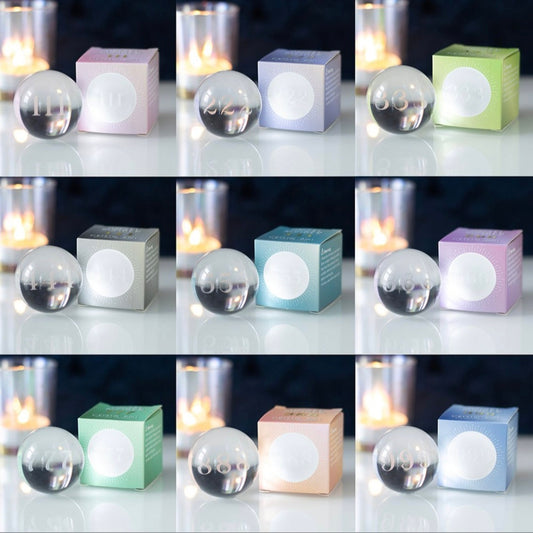 Enkelinumero lasipallo