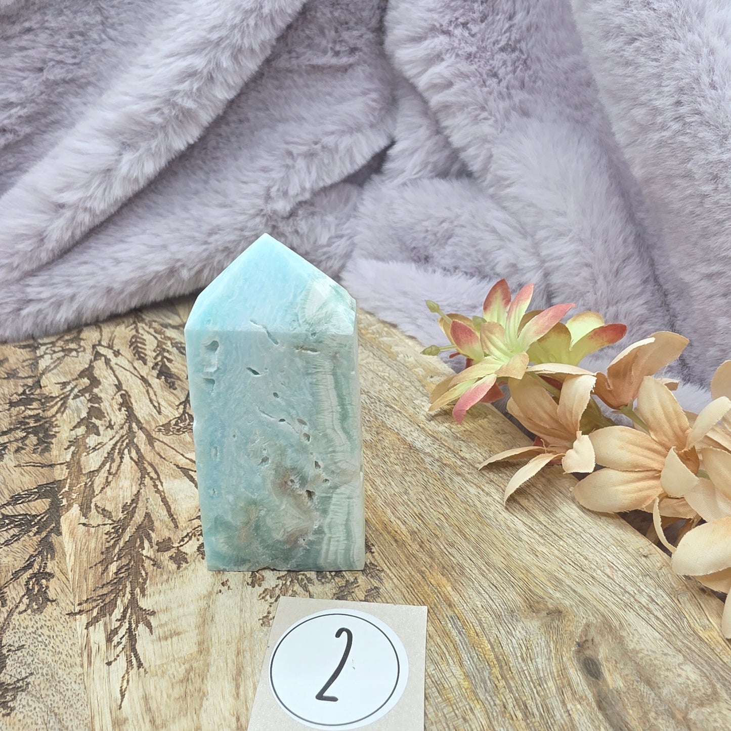 Caribbean blue-kalsiitti torni