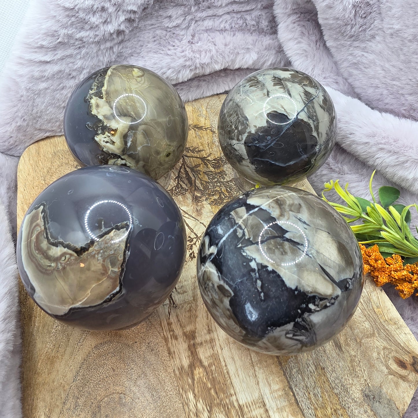 Volcano-akaatti pallo