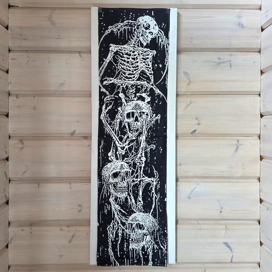 Alttariliina/seinäkangas -luuranko-