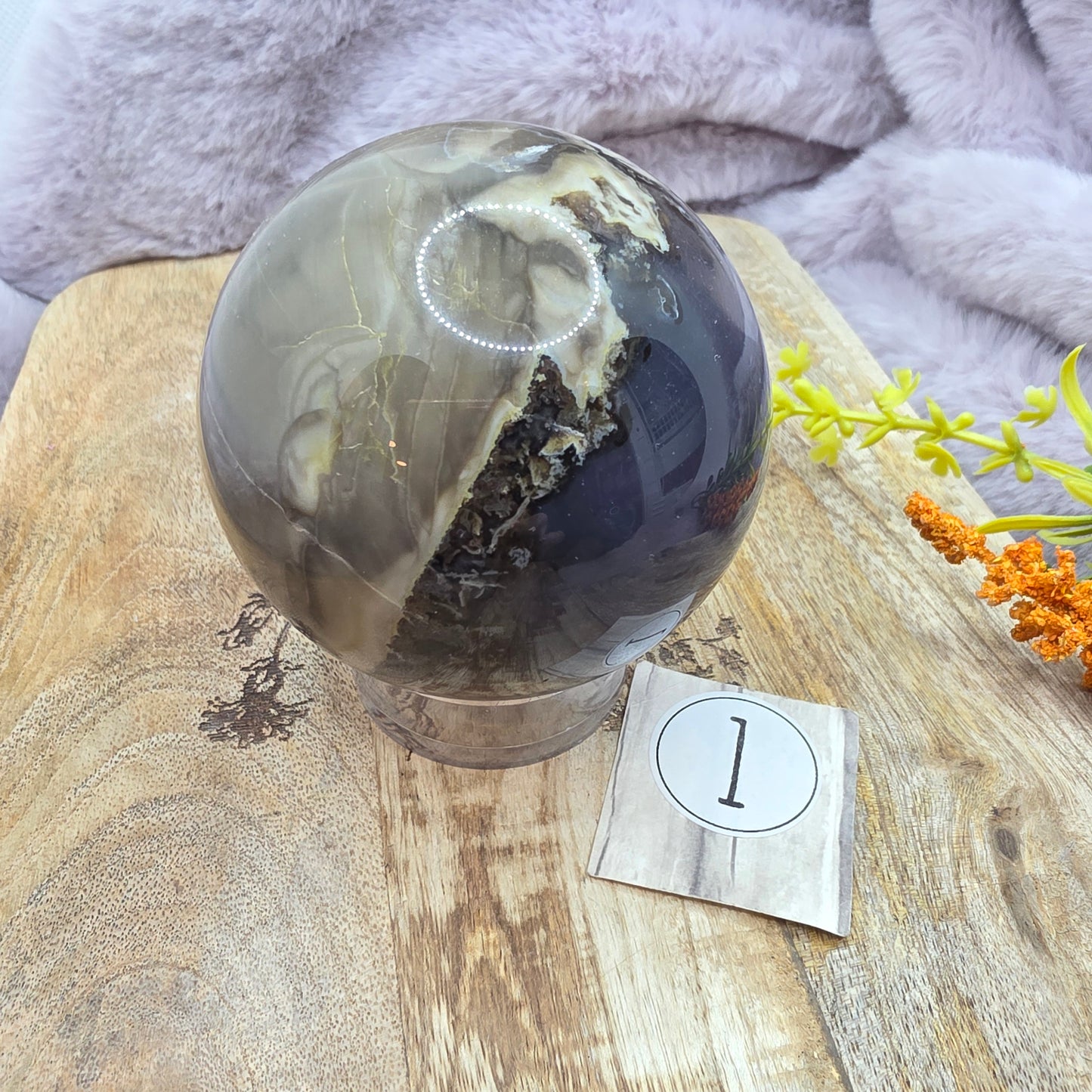 Volcano-akaatti pallo