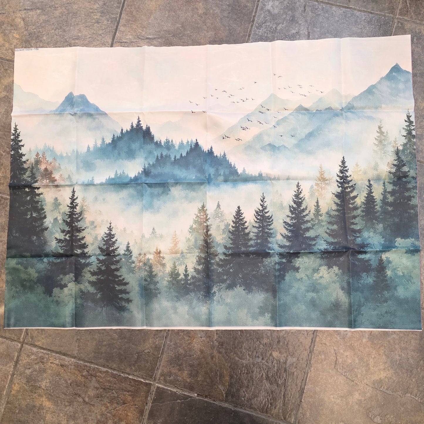 Printtikangas seinälle -metsä-