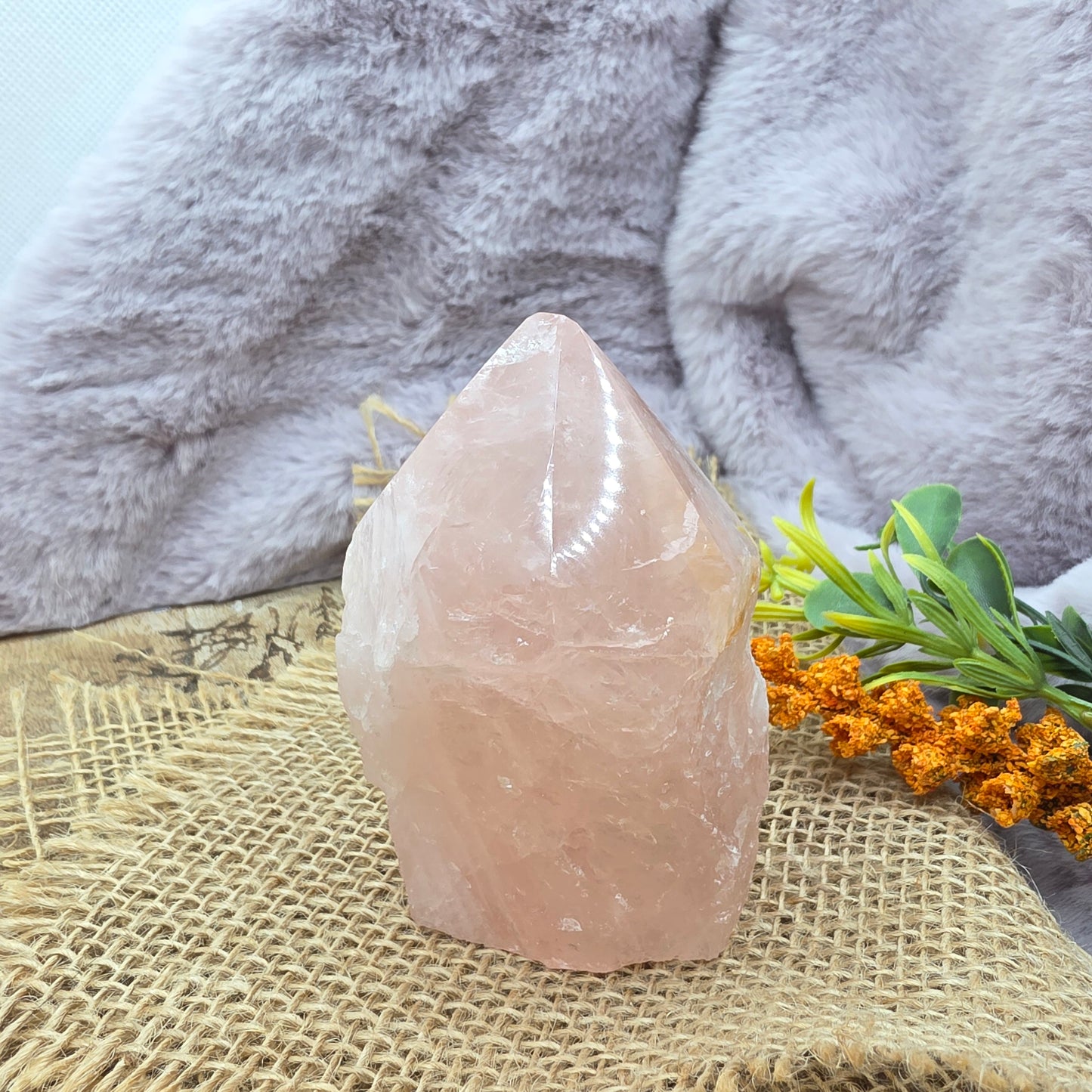 Ruusukvartsi kärki golden healerilla