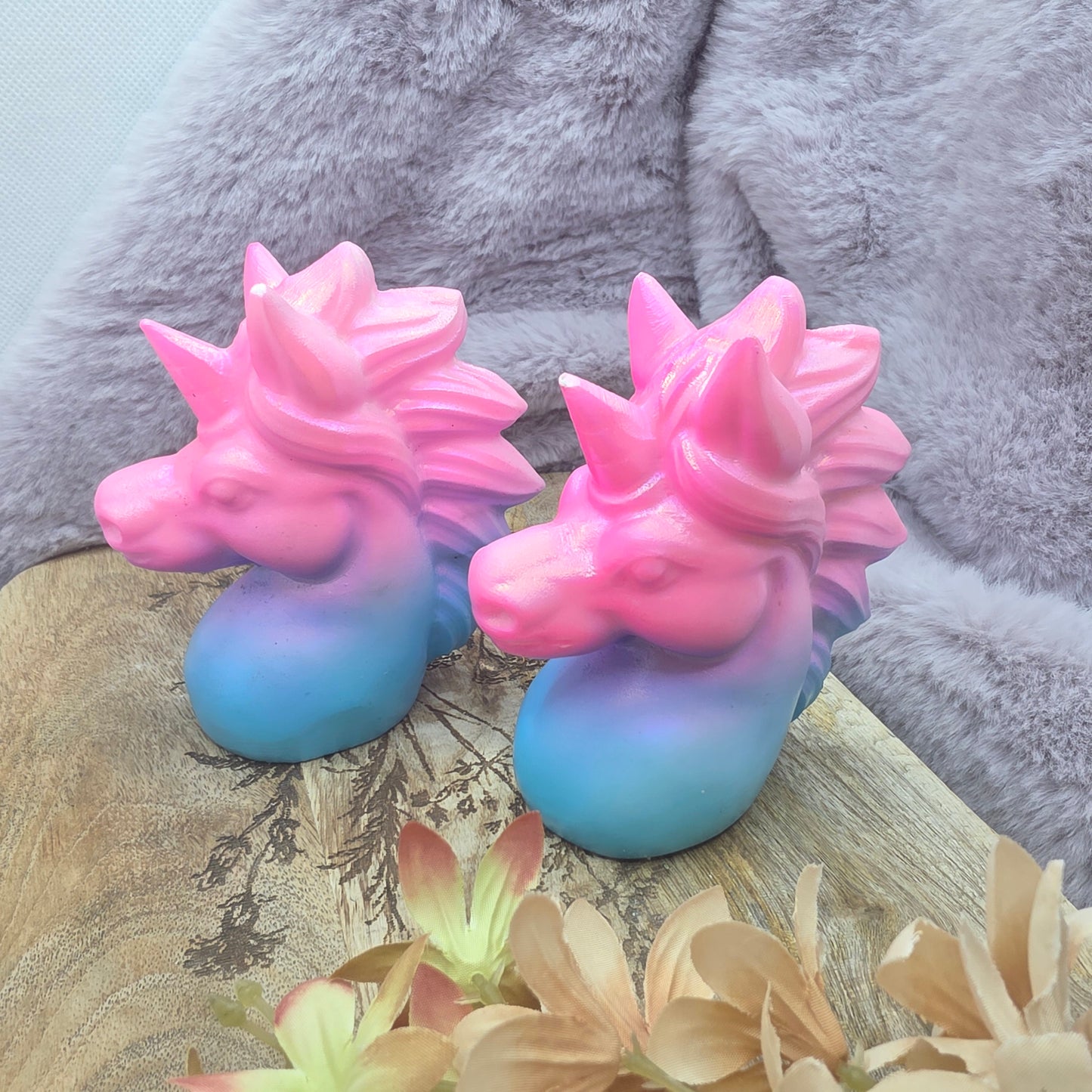 Jade yksisarvinen pinkki/sininen B-laatu