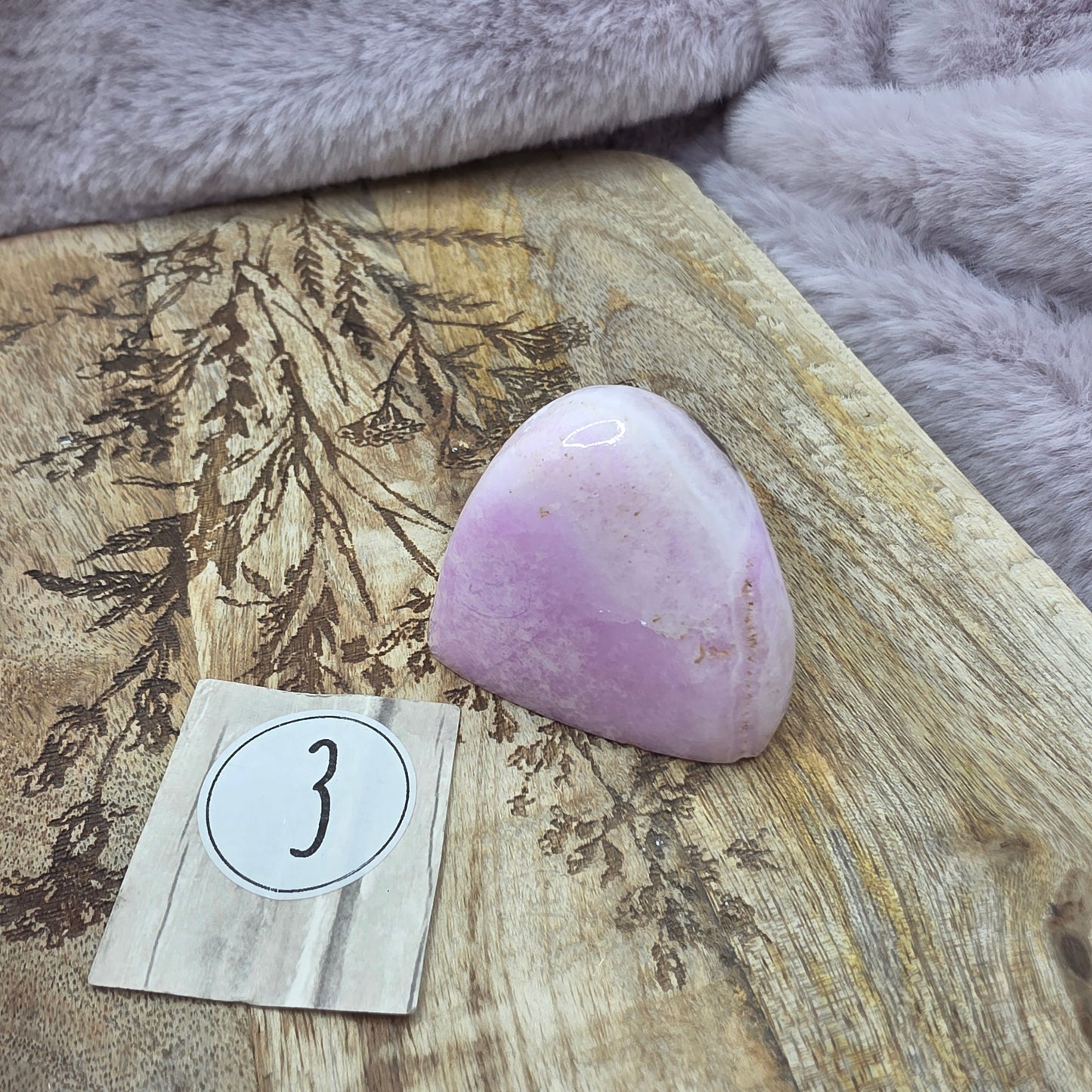 Pinkki aragoniitti freeform