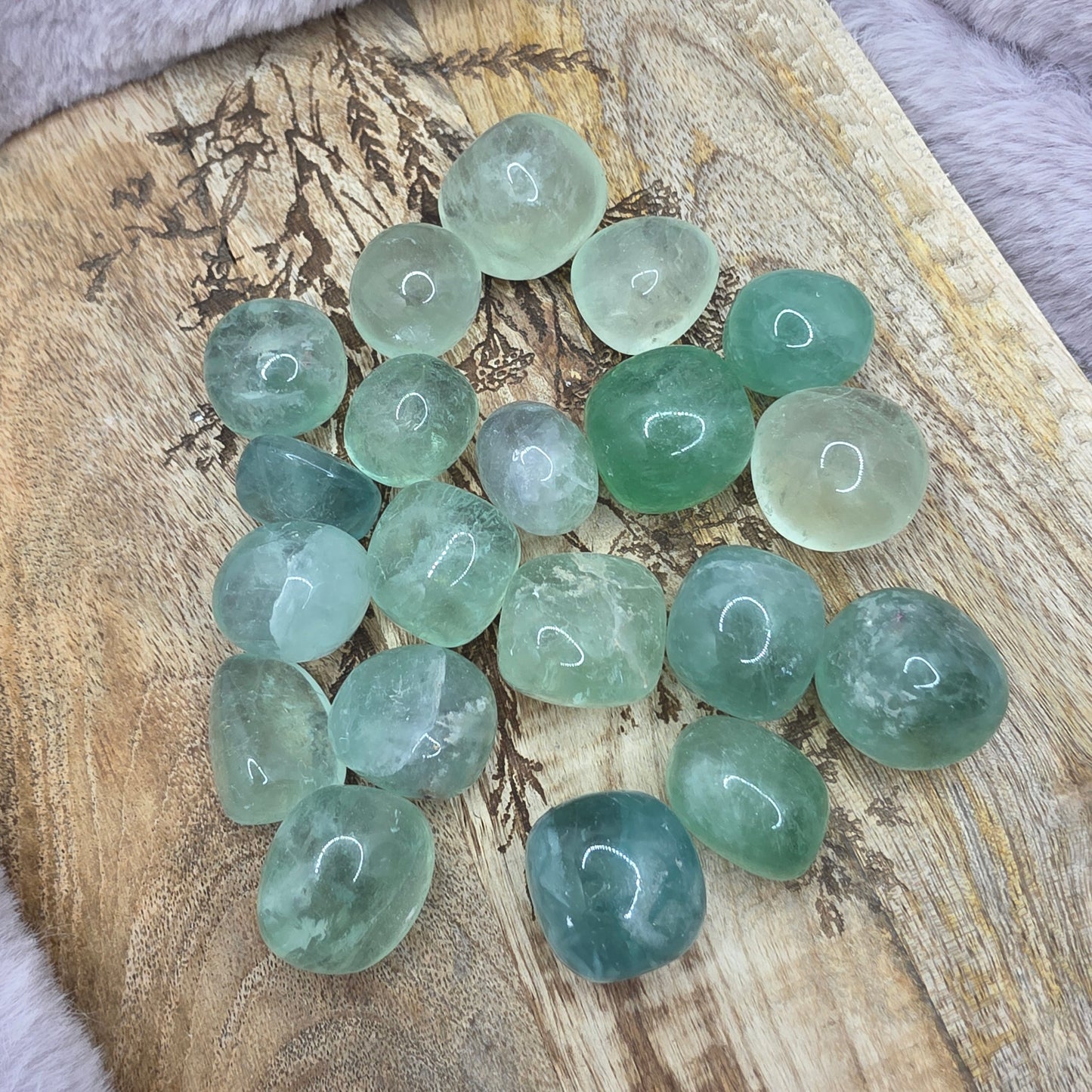 Baja blast-fluoriitti rumpuhiottu