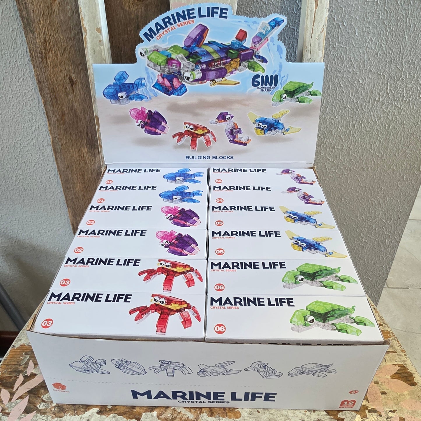 Rakennuspalikat -marine life-