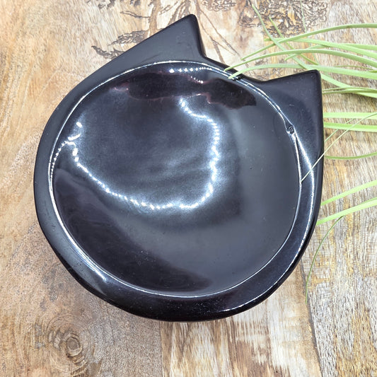 Obsidiaani kissakulho 2lk.