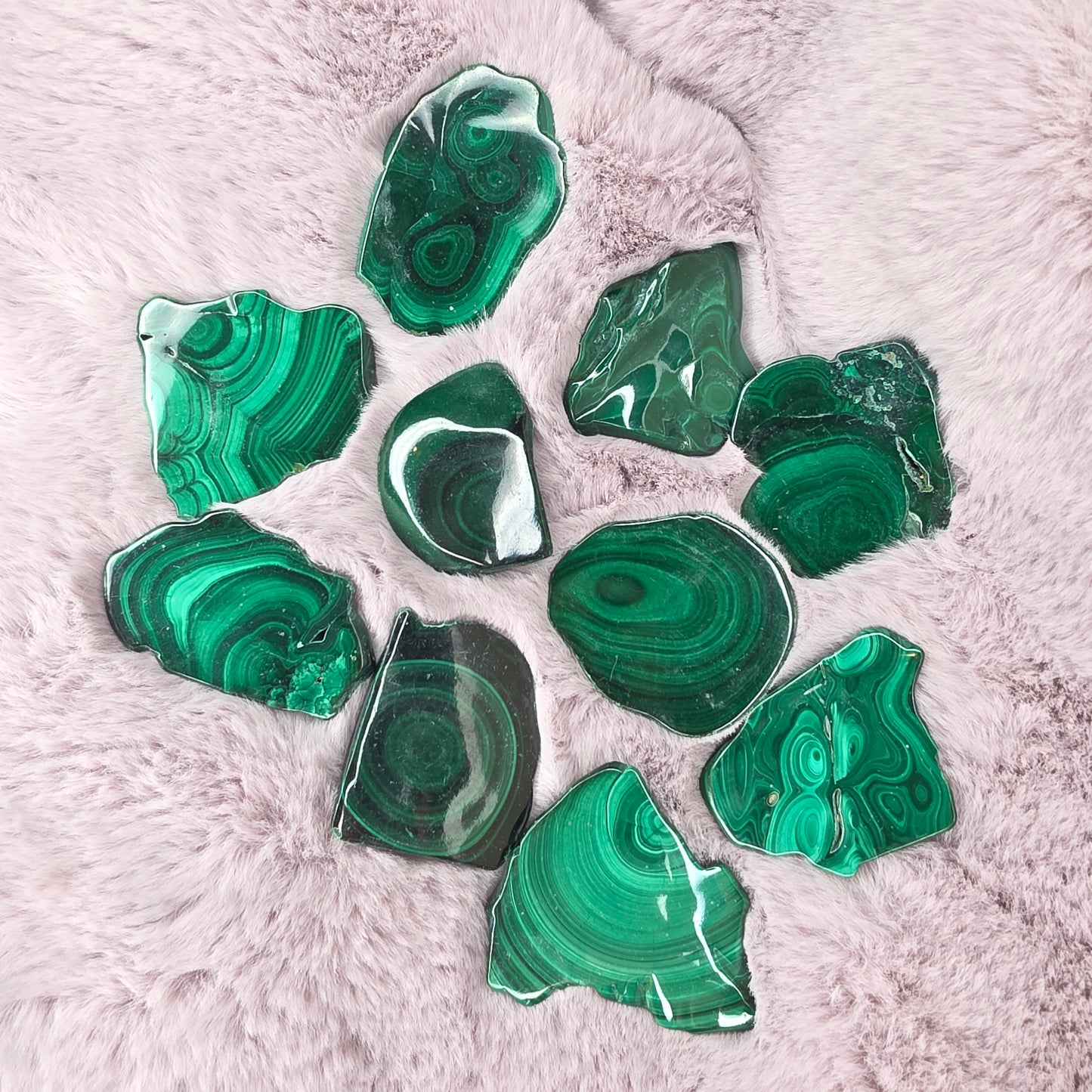 Malakiitti siivu -pieni-