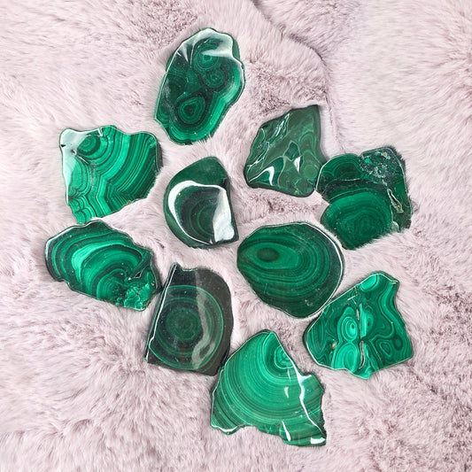 Malakiitti siivu -pieni-