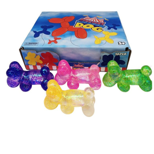Sugar glitter squishy ilmapallokoira