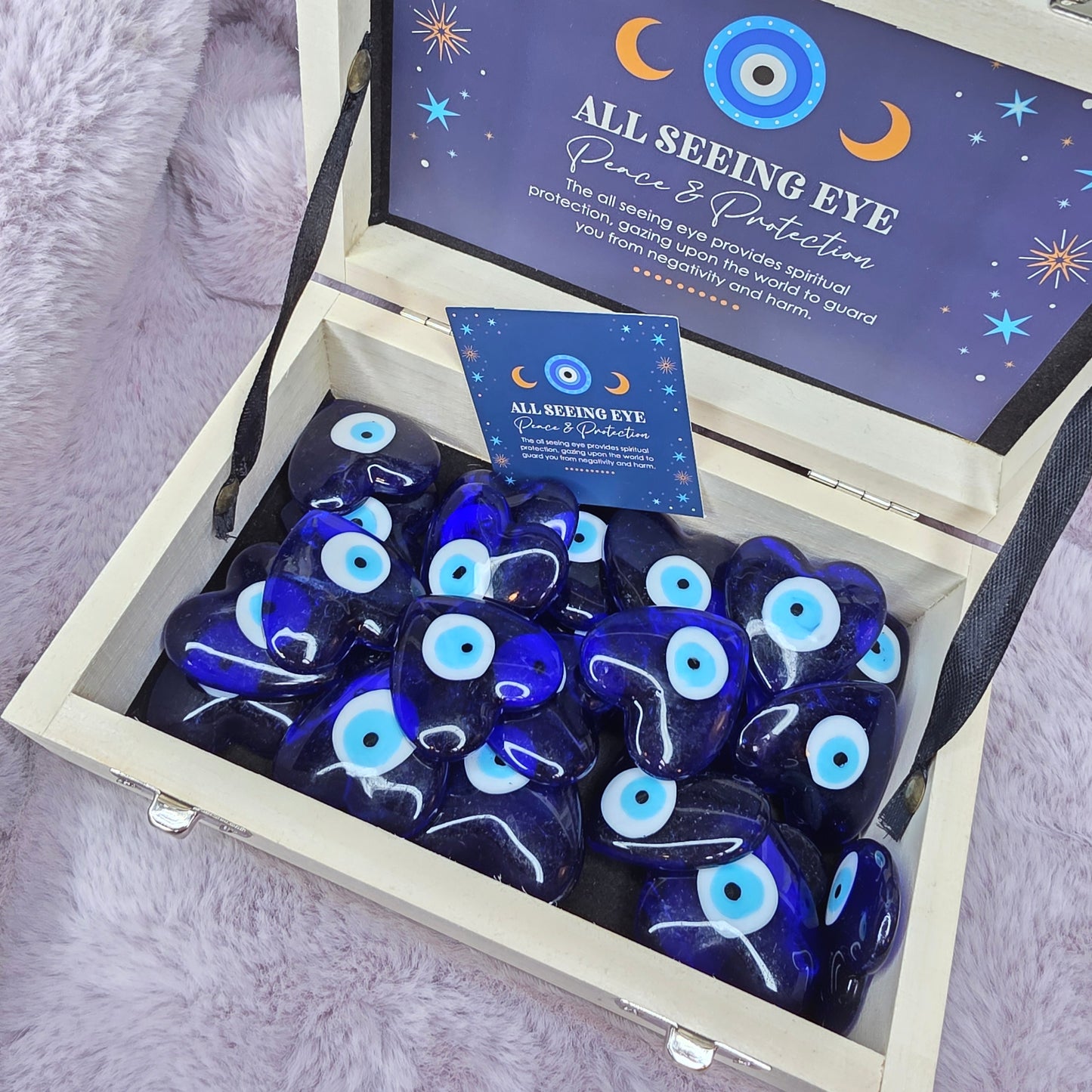 Lasisydän "Evil eye"