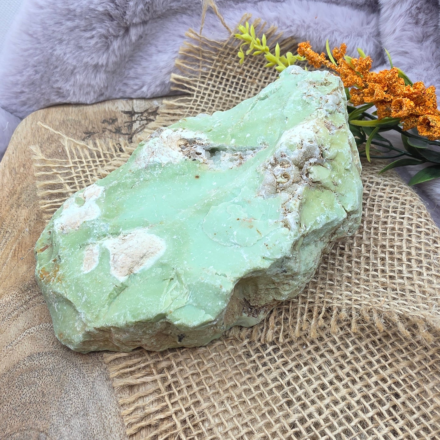 Krysopraasi raakapala JÄTTI