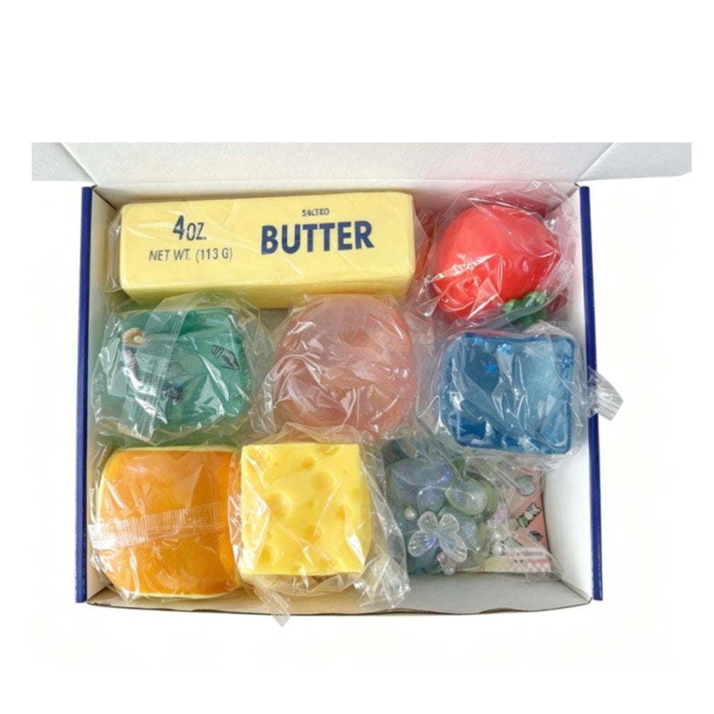 Squishy box -sininen-