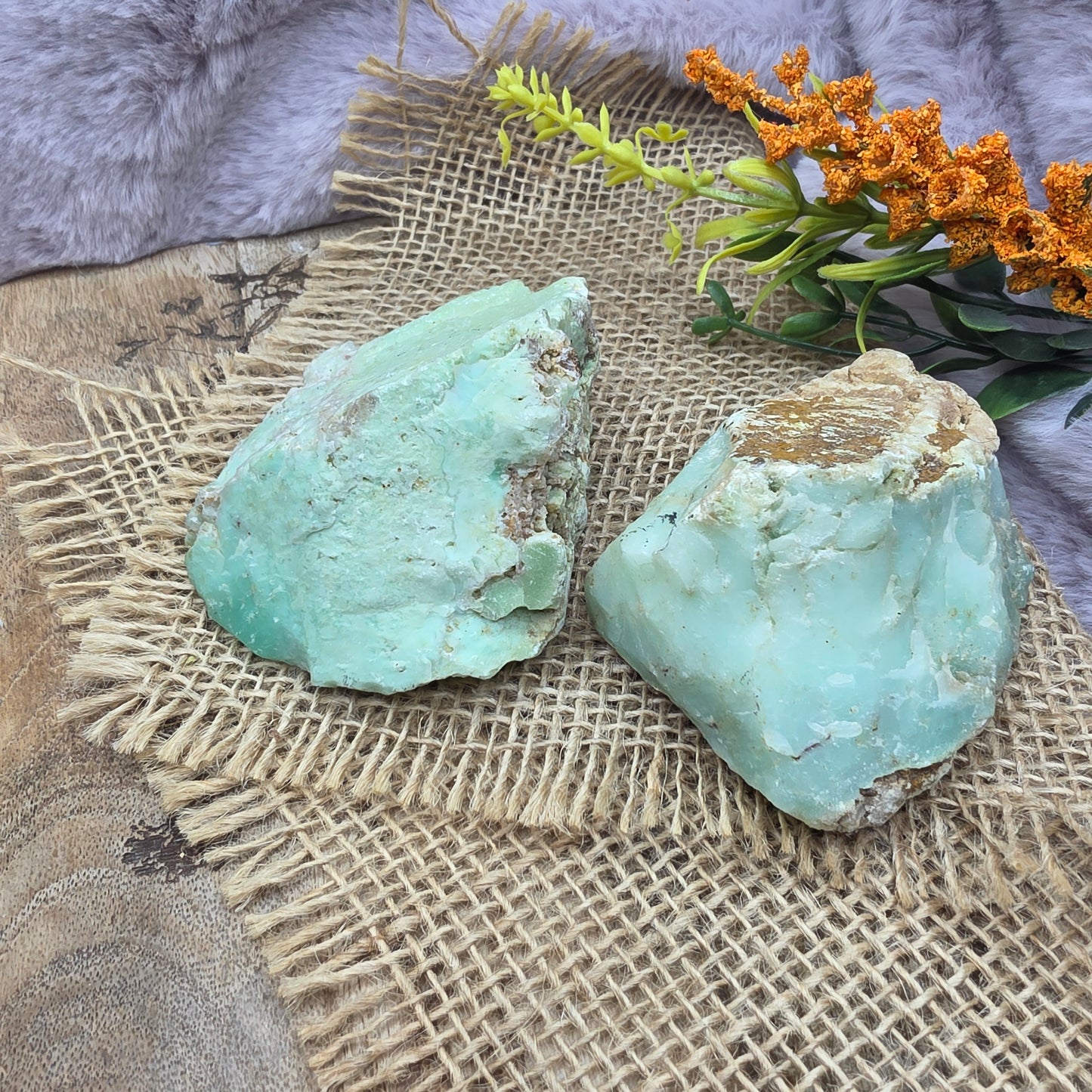 Krysopraasi raakapala