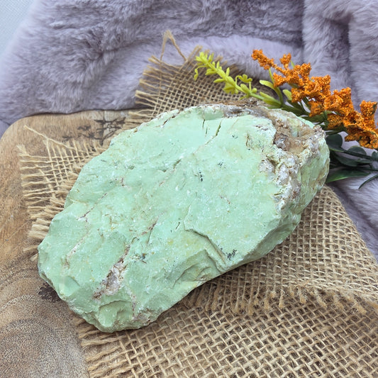 Krysopraasi raakapala JÄTTI