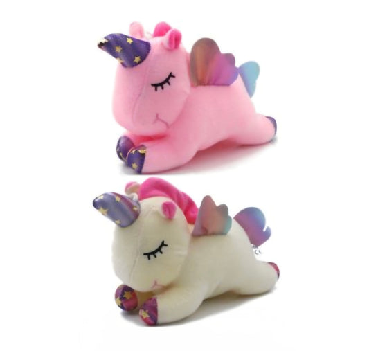 "Plush" yksisarvinen imukupilla 20cm -kaksi väriä-